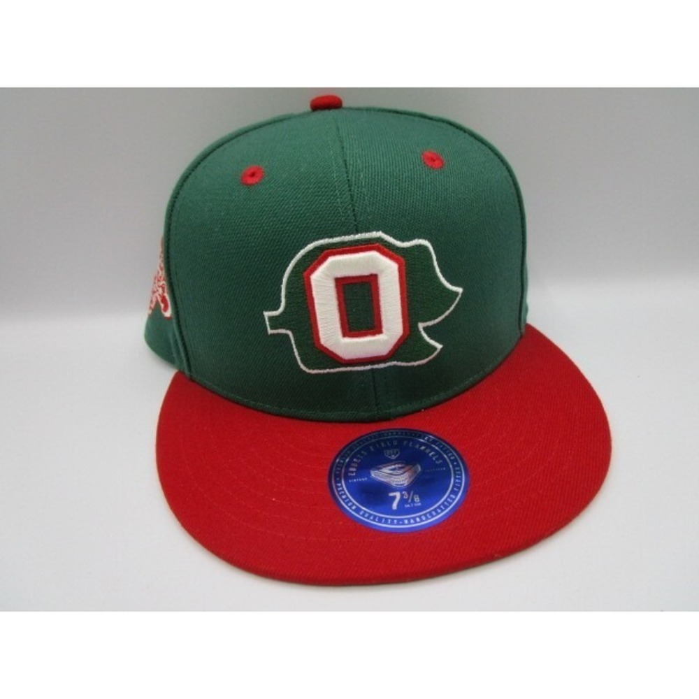 Oakland Oaks EFF DNA Ebbets Field Flannels Men's 7 3/8 Baseball Fitted Hat Cap